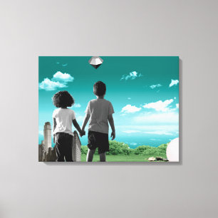 Children of the future canvas print