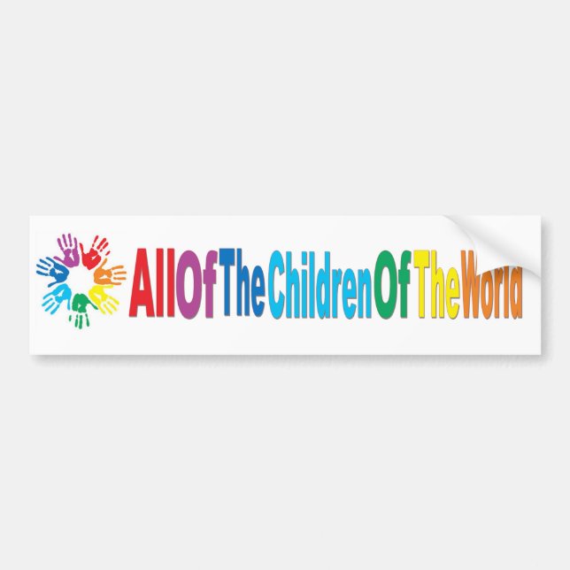Children of the World  Bumper Sticker (Front)