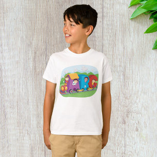 Children On An Alphabet Train T-Shirt