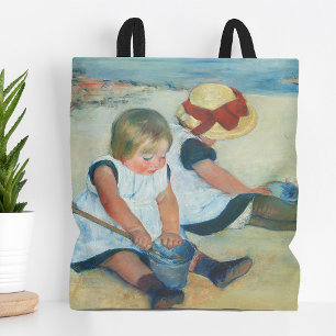 Children on the Beach Mary Cassatt Tote Bag