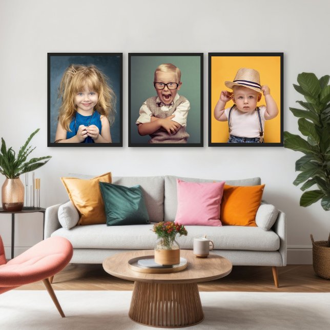Children or Grandchildren Family Photo Gallery (Create a fabulous photo gallery wall with your children, grandchildren or family member photos.)