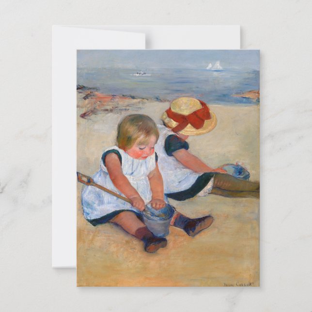 Children Playing on the Beach  (Front)