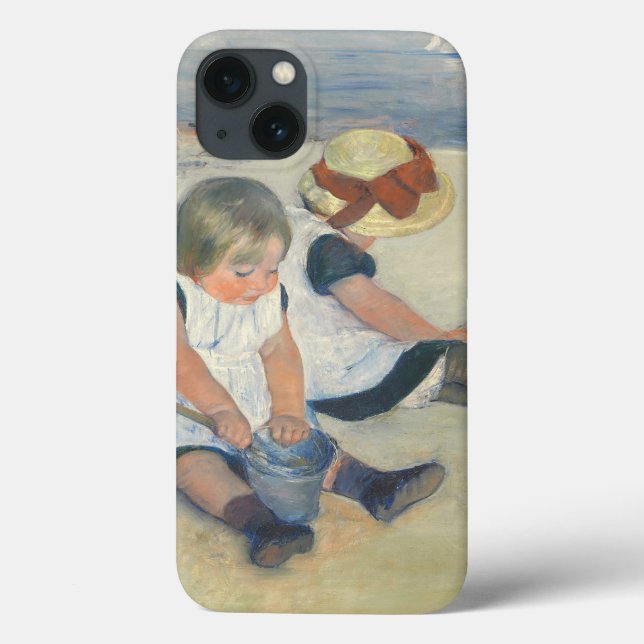 Children Playing on the Beach, 1884 Case-Mate iPhone Case (Back)