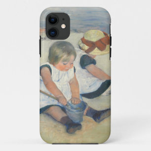 Children Playing on the Beach, 1884 Case-Mate iPhone Case