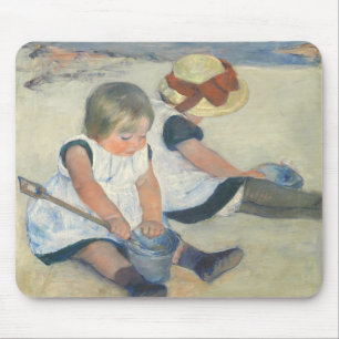 Children Playing on the Beach, 1884 Mouse Pad