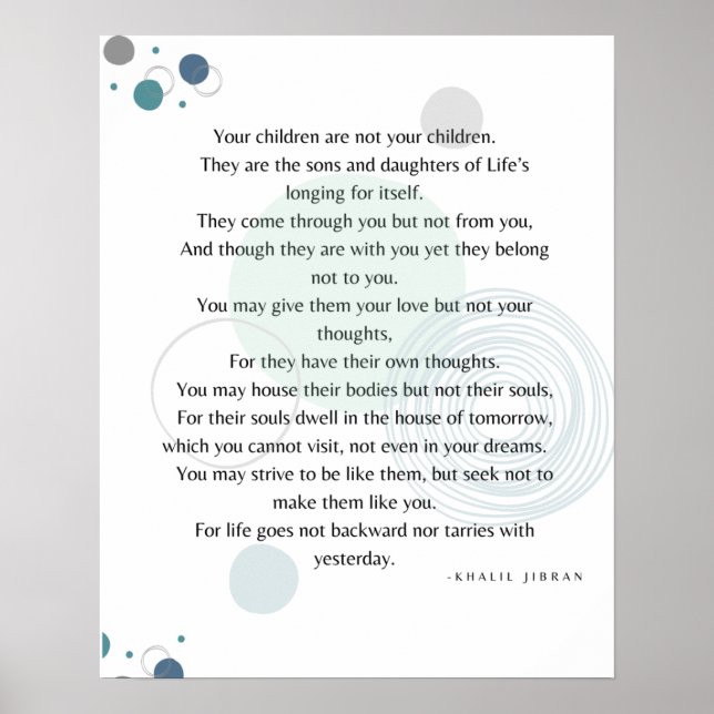 Children Poem  Poster (Front)