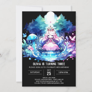 Children Princess Birthday Invitation
