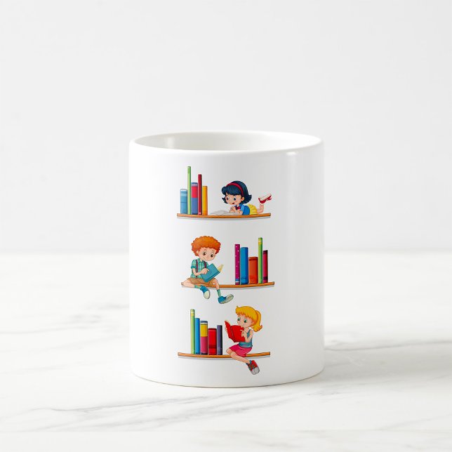 Children Reading Books Coffee Mug (Creator Uploaded)