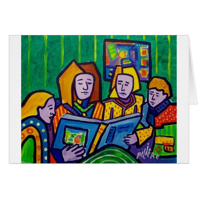 Children Reading by Piliero (Front Horizontal)