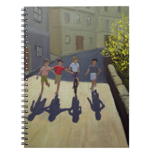 Children Running Lesbos 1999 Spiral Notebook (Front)