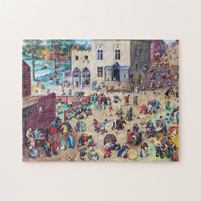 Children’s Games, Pieter Bruegel Jigsaw Puzzle (Horizontal)