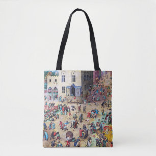 Children’s Games, Pieter Bruegel Tote Bag