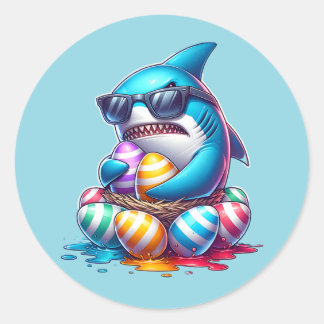 Children stickers with shark motif, Ester sticker 