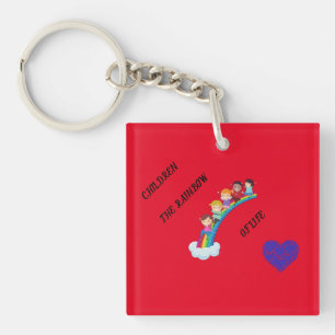 "Children the Rainbows of life" keychain. Keychain