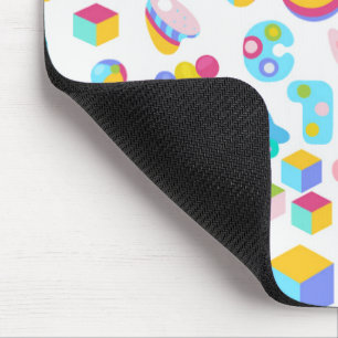 Children Toy Pattern With Teddy Bear Mouse Pad
