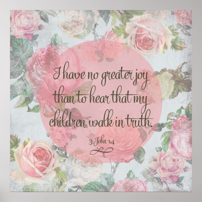 Children Walk in Truth Poster (Front)