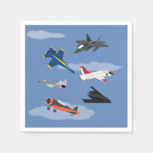 Children's Airplane and Jet Party Napkin