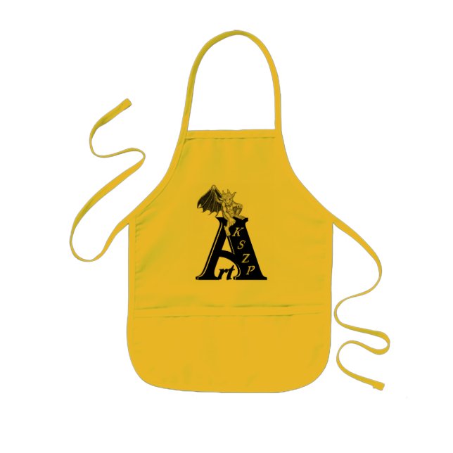 Children's apron with KSZP Art logo (Front)