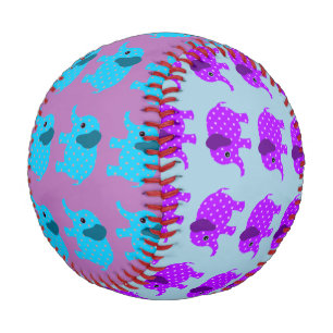 Children's Baseball - Colourful Elephant Design