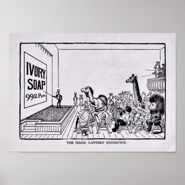 Children's Bathroom Poster - Ivory Soap (Front)