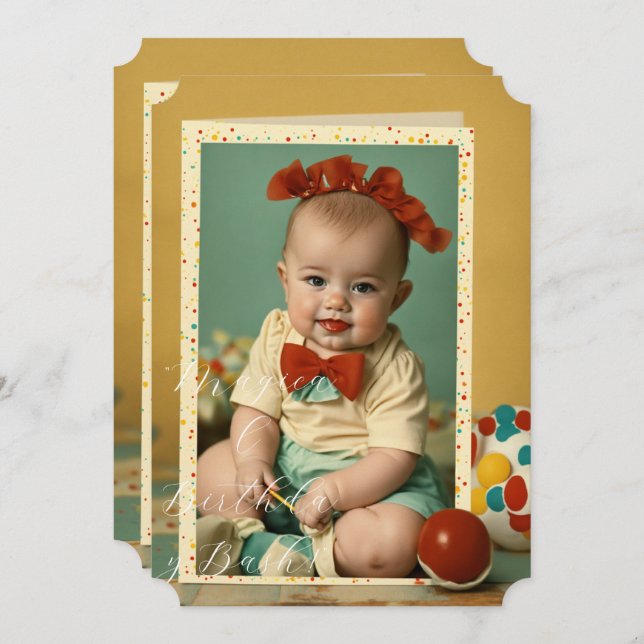 Children's Birthday Invitation (Front/Back)