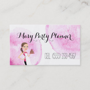 Children's Birthday Party Planner Biz Card
