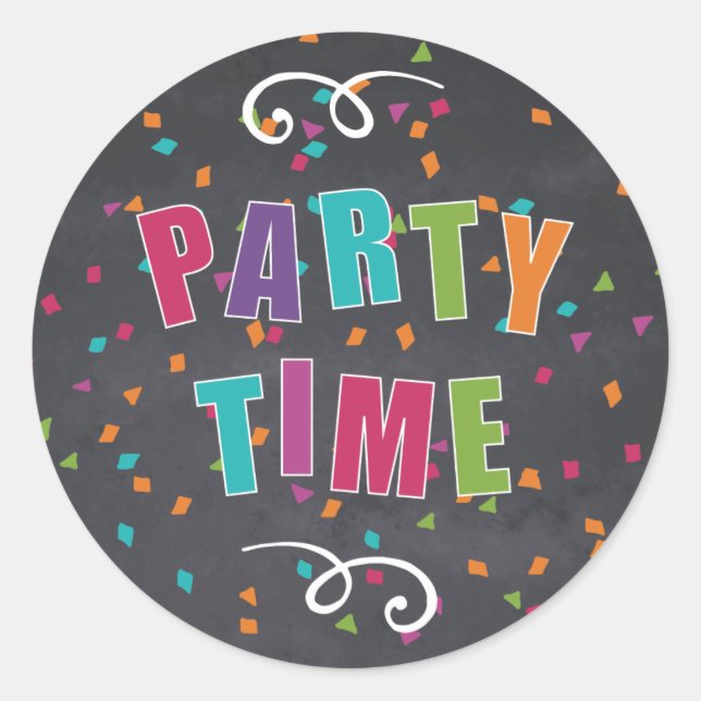 Childrens Birthday Party - Sticker (Front)