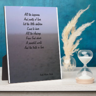 Children's blessings plaque