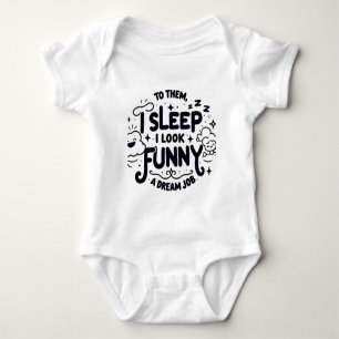Children's bodysuit with a funny inscription