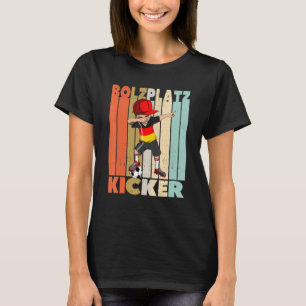 Children's Bolzplatz Kicker Footballer Boy Footbal T-Shirt