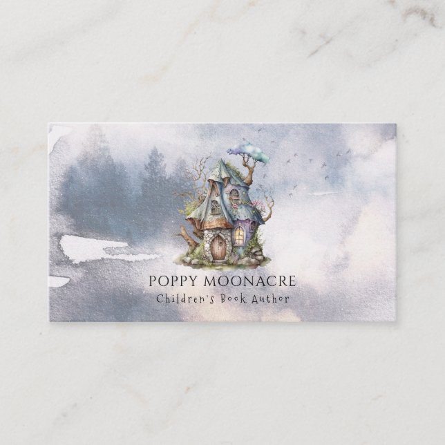 Children's Book Author Fairy Forest Business Card (Front)