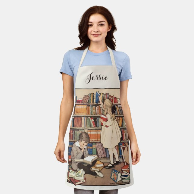 Children's Book Week by Jessie Willcox Smith Apron (Worn)