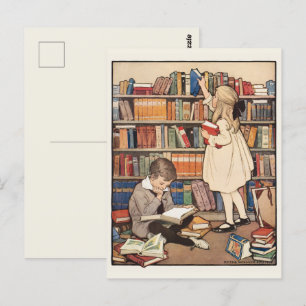 Children's Book Week by Jessie Willcox Smith Postcard