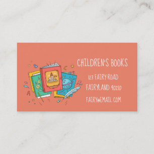 Children's books Children's bookshop and toys  Business Card
