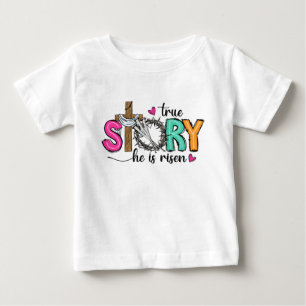 Childrens Christian Easter True Story Baby T-Shirt