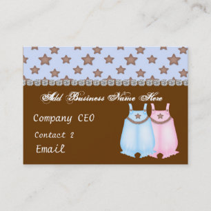 CHILDREN'S Clothes Boutique CHIC Business Card