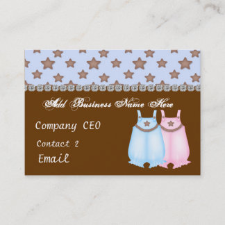 CHILDREN'S Clothes Boutique CHIC Business Card