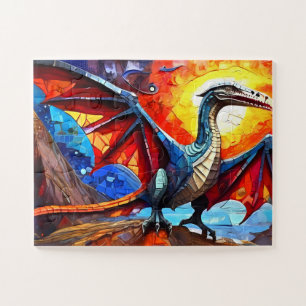 Childrens colourful Dinosaur Jigsaw Puzzle