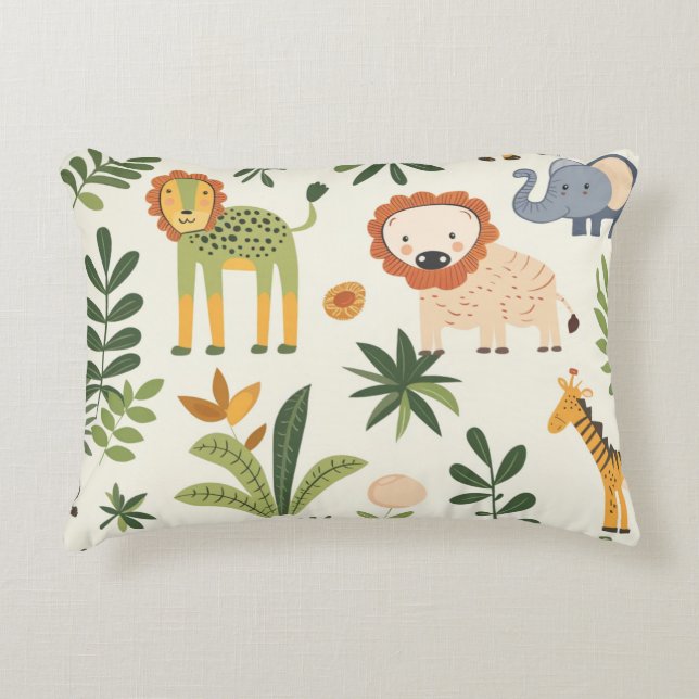 Children's Cushion with Forest Animals (Front)