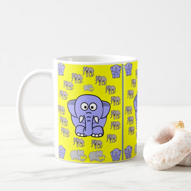 Children's Elephant Mug (With Donut)