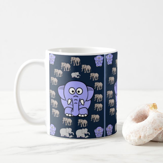 Children's Elephant Mug (With Donut)