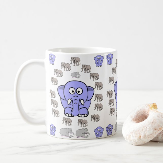 Children's Elephant Mug (With Donut)