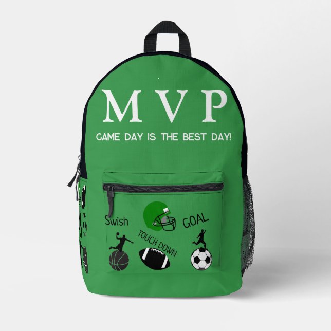 Children's Expression Collection- Boys  Printed Backpack (Front)