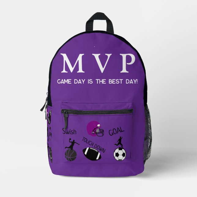 Children's Expression Collection- Boys  Printed Backpack (Front)