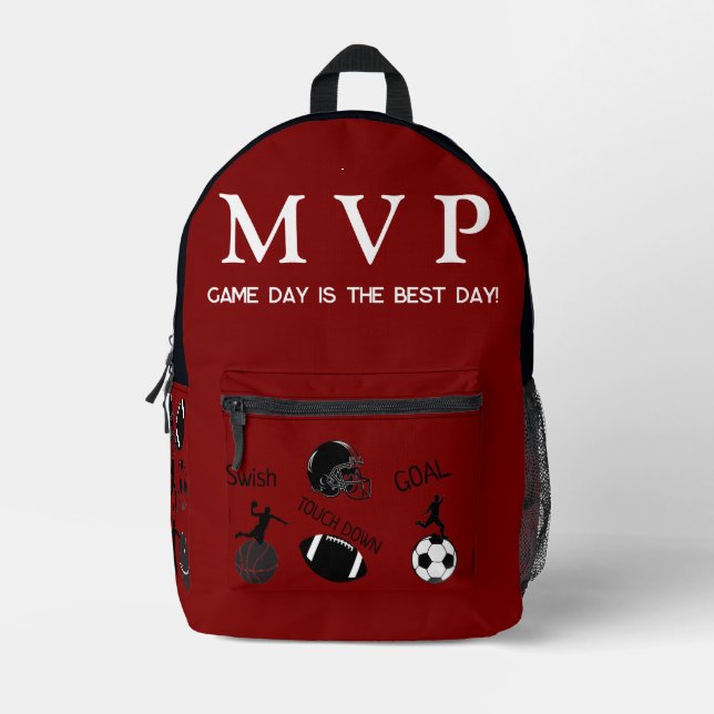 Children's Expression Collection- Boys  Printed Backpack (Front)