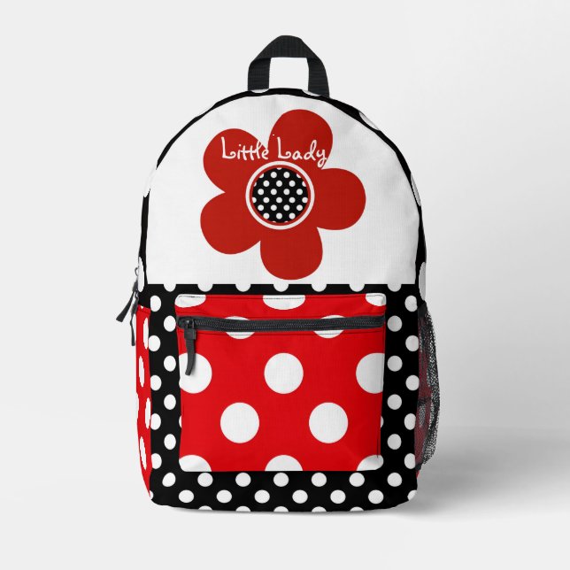 Children's Expression Collection - Girls Printed Backpack (Front)