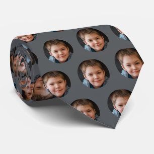 Children's Face Photo Personalised Father's Day Tie