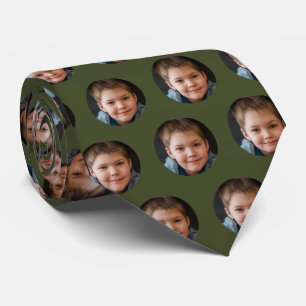 Children's Face Photo Personalised Father's Day Tie