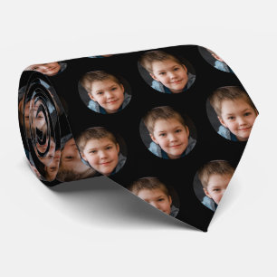Children's Face Photo Personalized Father's Day Tie