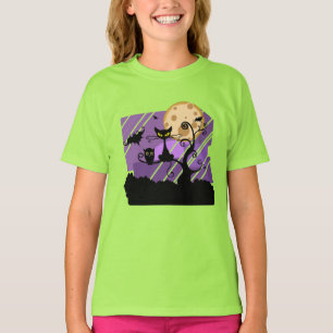 Children's Fashion Halloween Spooky Night T-Shirt